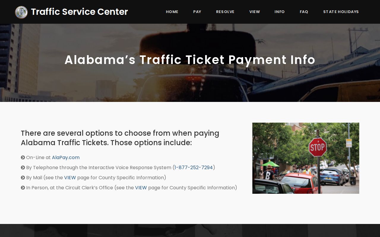 Limestone County traffic warrant payment instructions