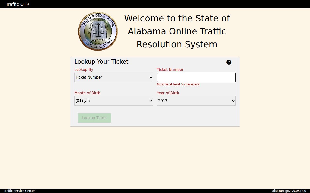 Limestone County traffic warrant Resolve Alabama screen